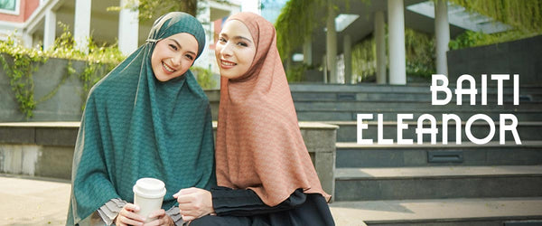 Bergo Hijab Motif Seamless