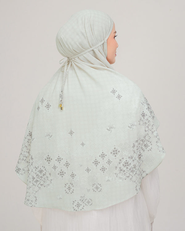 Baiti Airi Khimar ( Simplicity ) - Green Lily