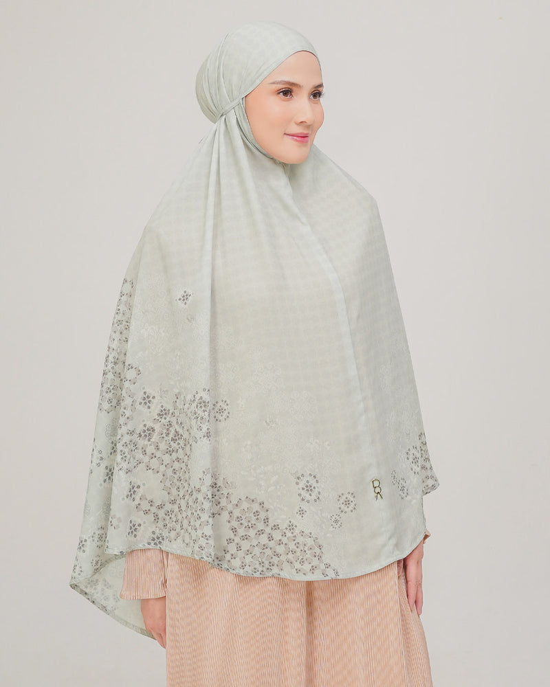 Baiti Airi Khimar Syar'i ( Timeless ) - Green Lily