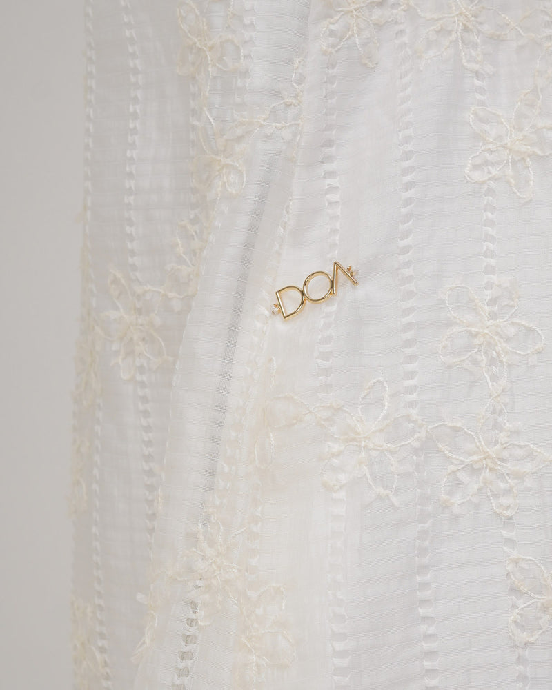 Aisha Set Dress - Broken White
