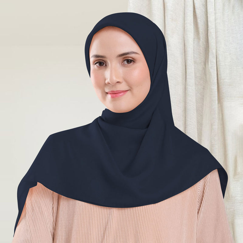 Aleesha Paris Voal  - Navy Blue