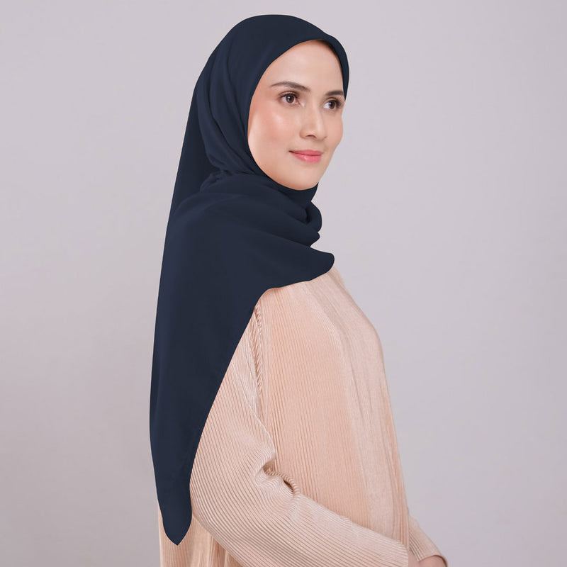 Aleesha Paris Voal  - Navy Blue