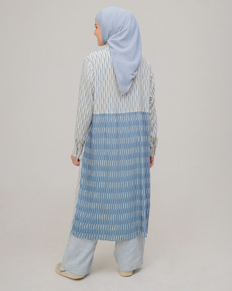 Alzeina Tunic - Mist Blue