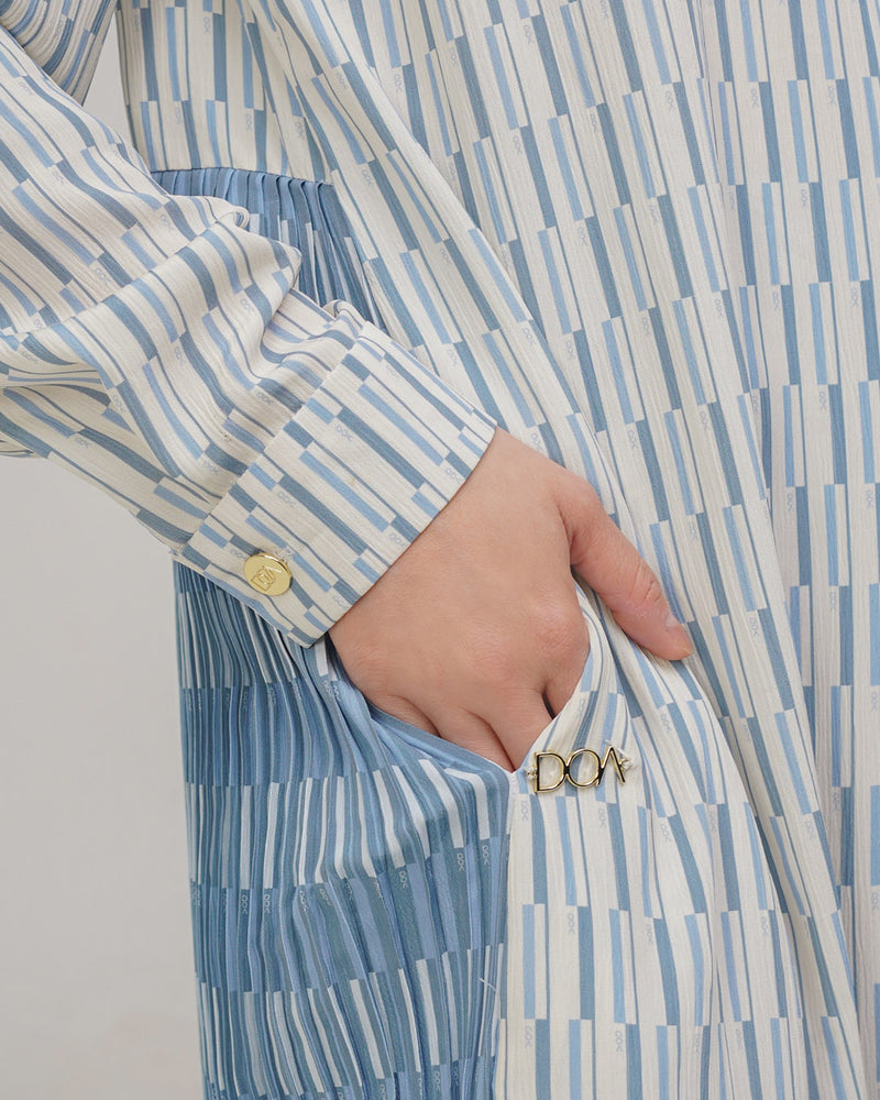 Alzeina Tunic - Mist Blue