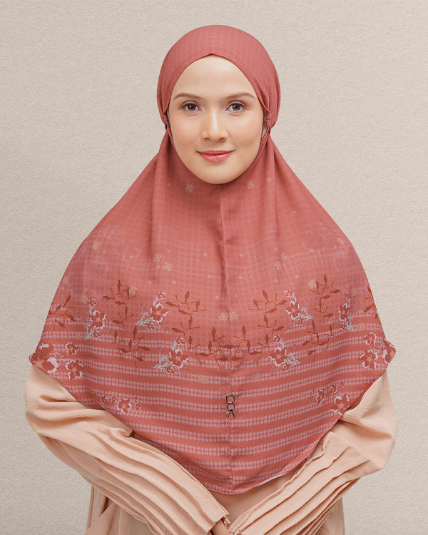 Baiti Zehra Khimar ( Simplicity ) - Tomato