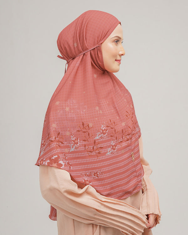 Baiti Zehra Khimar ( Simplicity ) - Tomato