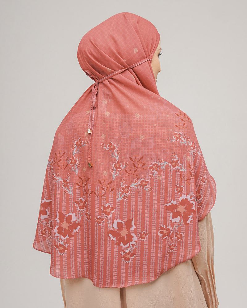 Baiti Zehra Khimar ( Simplicity ) - Tomato