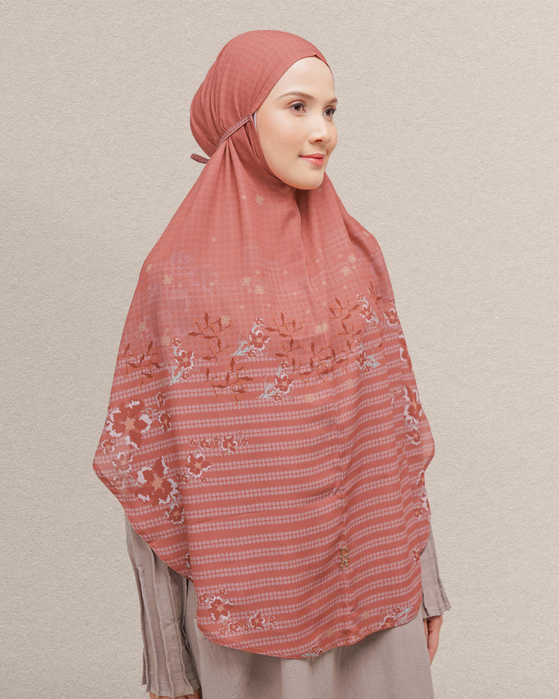 Baiti Zehra Khimar Syar'i ( Simplicity ) - Tomato