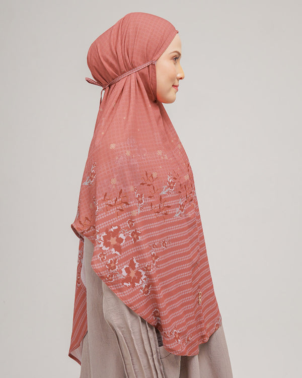 Baiti Zehra Khimar Syar'i ( Simplicity ) - Tomato