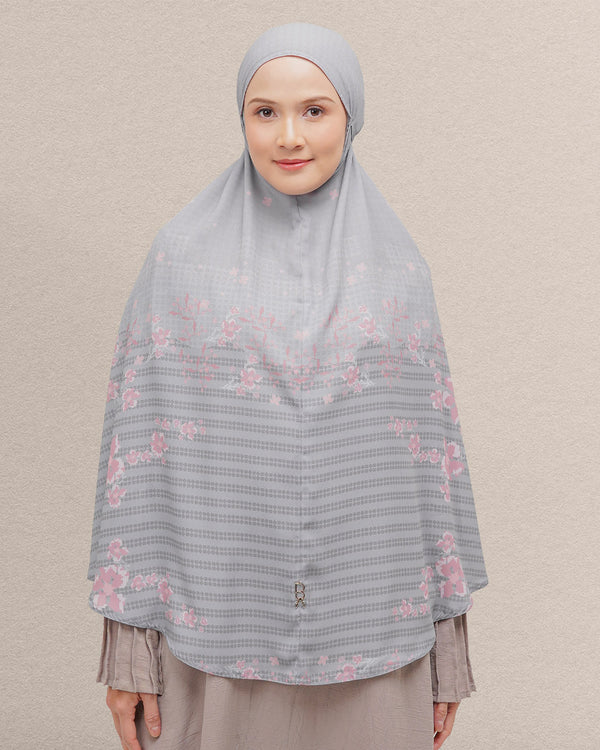 Baiti Zehra Khimar Syar'i ( Timeless ) - Grey