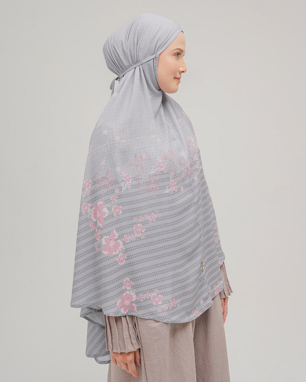 Baiti Zehra Khimar Syar'i ( Timeless ) - Grey