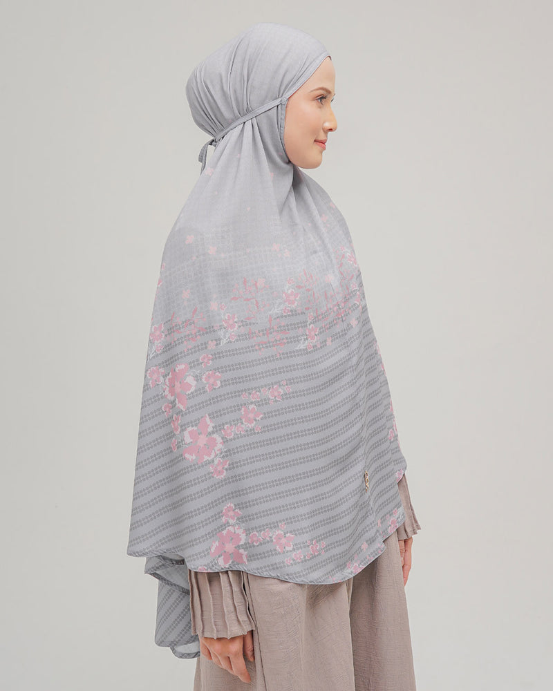 Baiti Zehra Khimar Syar'i ( Timeless ) - Grey