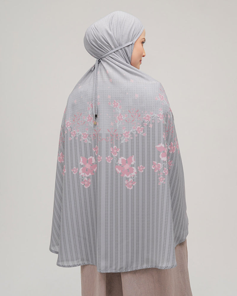 Baiti Zehra Khimar Syar'i ( Timeless ) - Grey