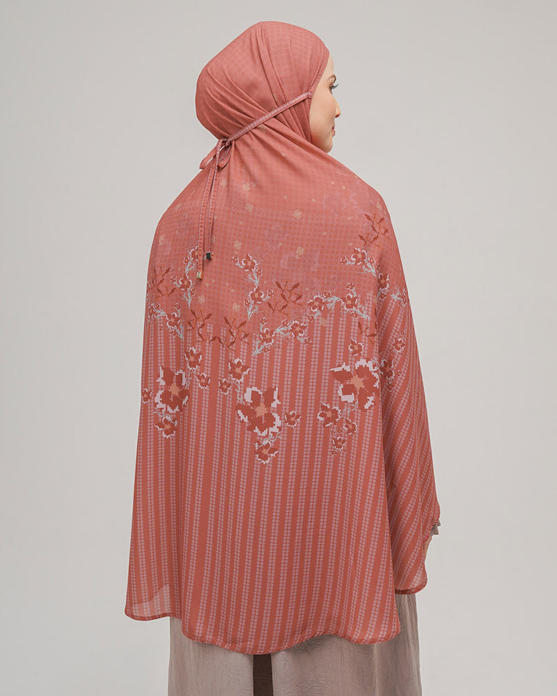 Baiti Zehra Khimar Syar'i ( Timeless ) - Tomato