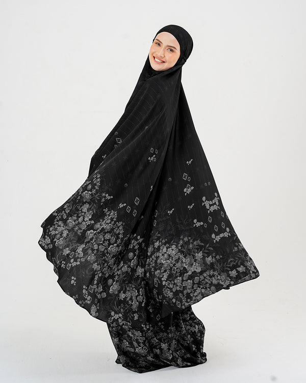 Dafiya Prayer Robe - Black
