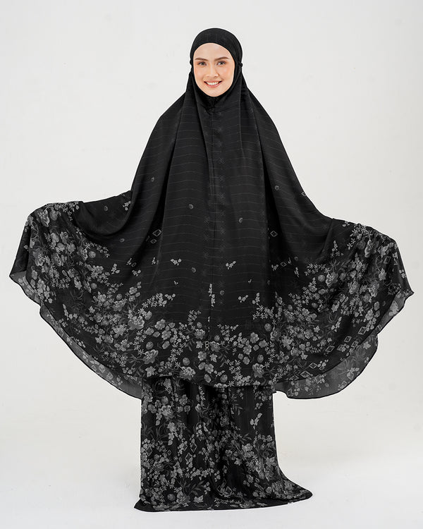 Dafiya Prayer Robe - Black