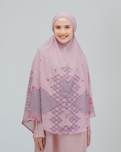 Baiti Khansa Khimar Syar'i - Pink