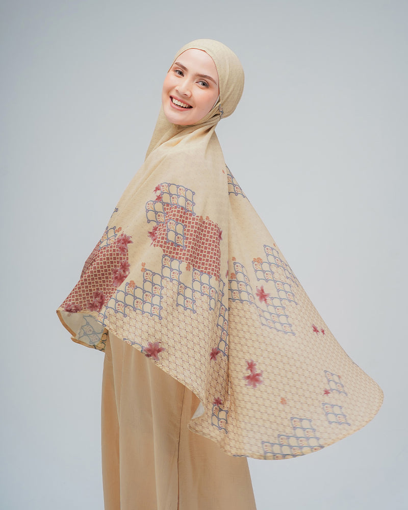 Baiti Khansa Khimar Syar'i - Butter Cream