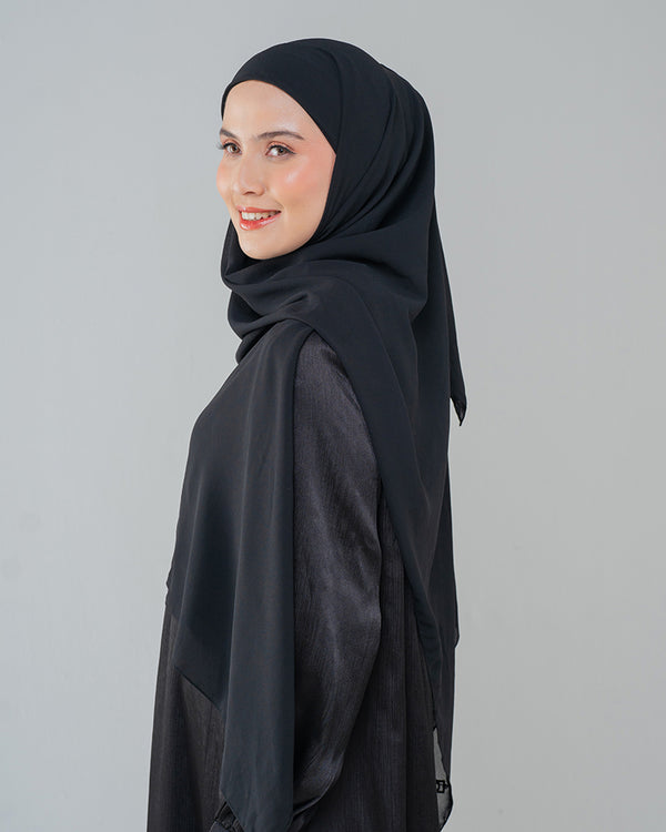 Shenna Hijab Instant  - Black