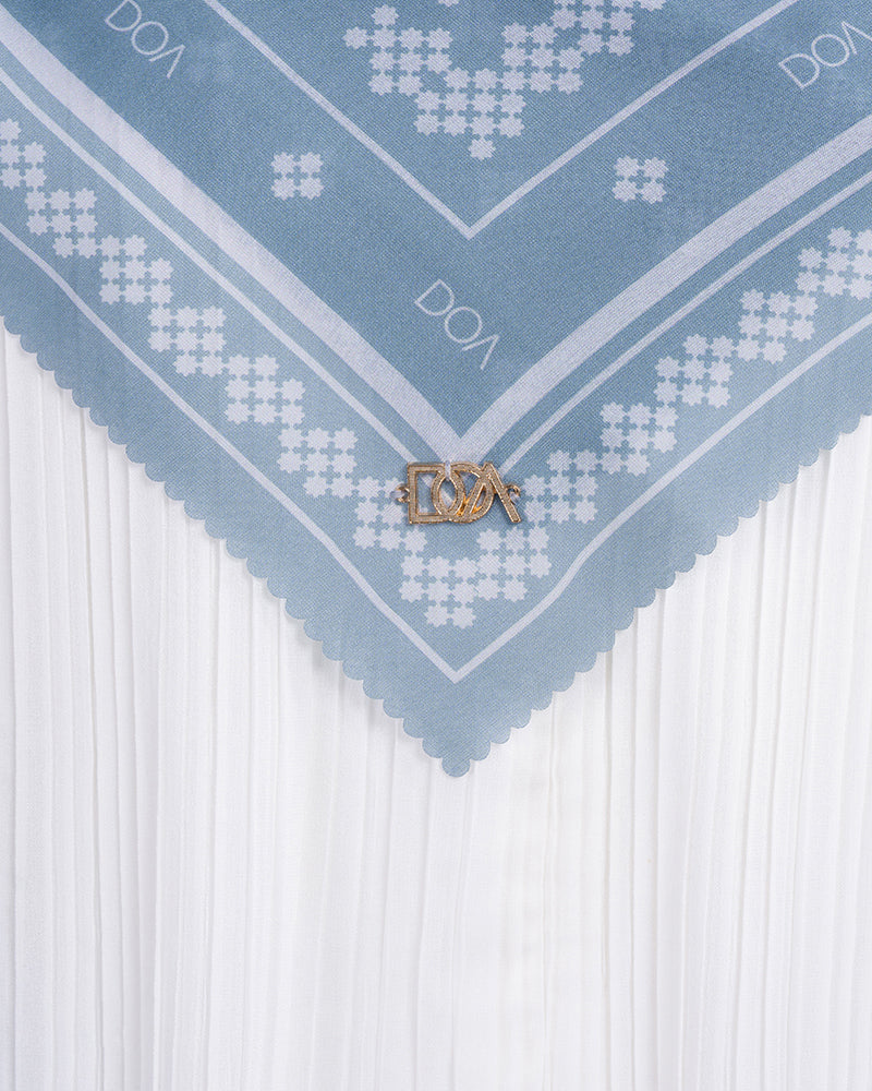 Aziera Scarf - Blue Denim