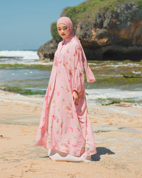 Alea Long Tunic - Pink