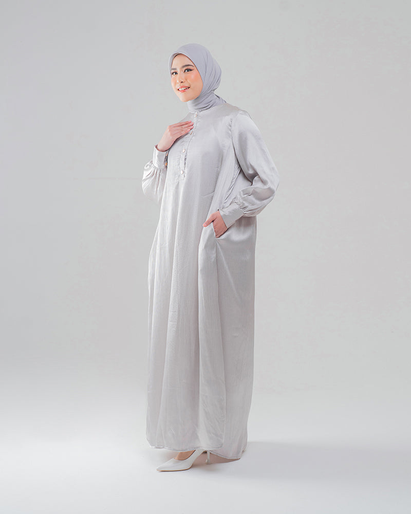 Asma Dress - Silver