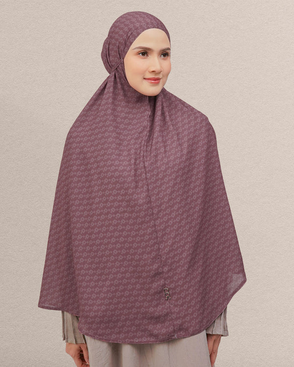 Baiti Eleanor Khimar Syar'i -Plum