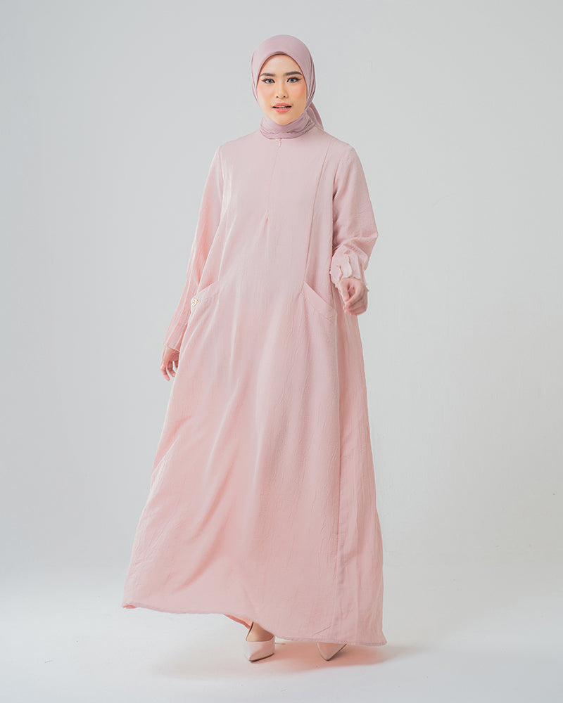 Ameera Dress - Dusty Pink
