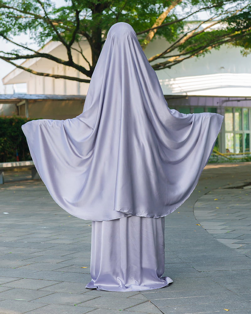 Qeenara Prayer Robe - Gray