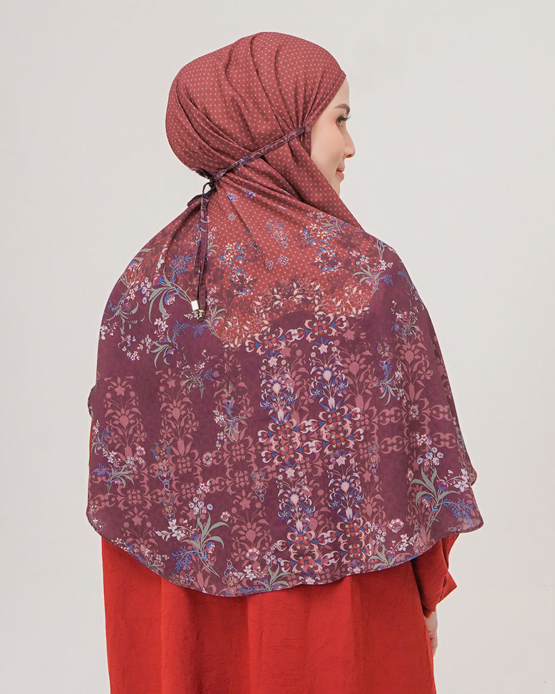 Baiti Humaira Khimar ( Simplicity ) - Maroon