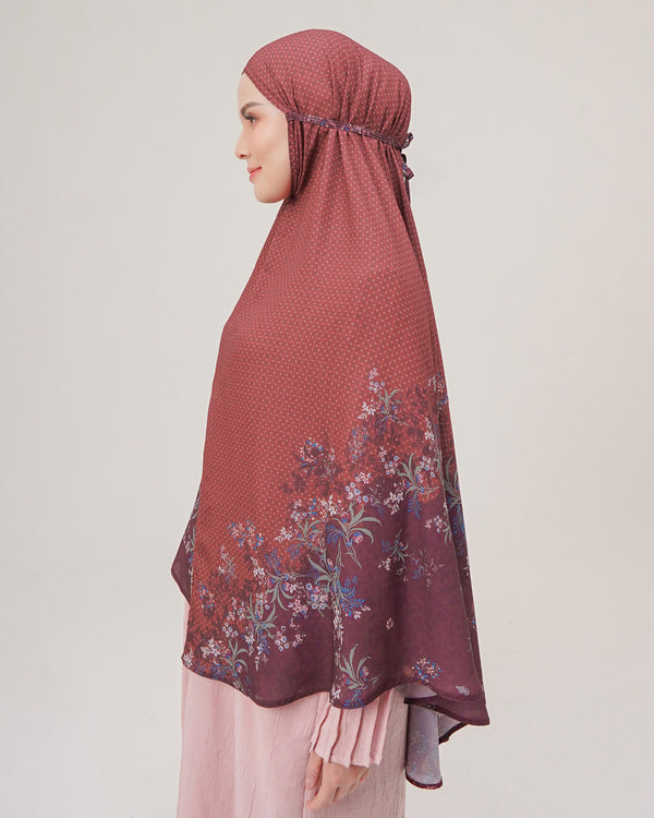 Baiti Humaira Khimar Syar'i ( Timeless ) - Maroon