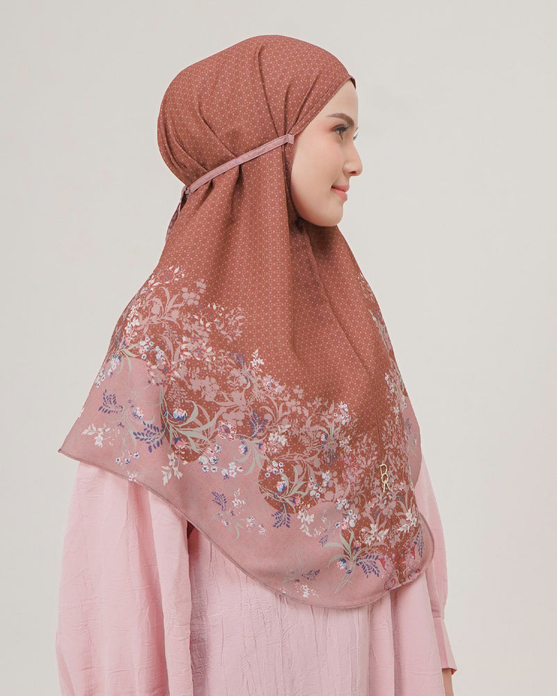 Baiti Humaira Khimar ( Simplicity ) - Teracotta