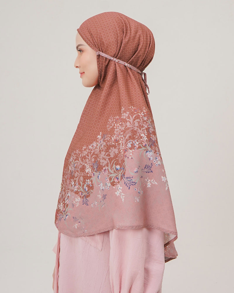 Baiti Humaira Khimar ( Timeless ) - Teracotta