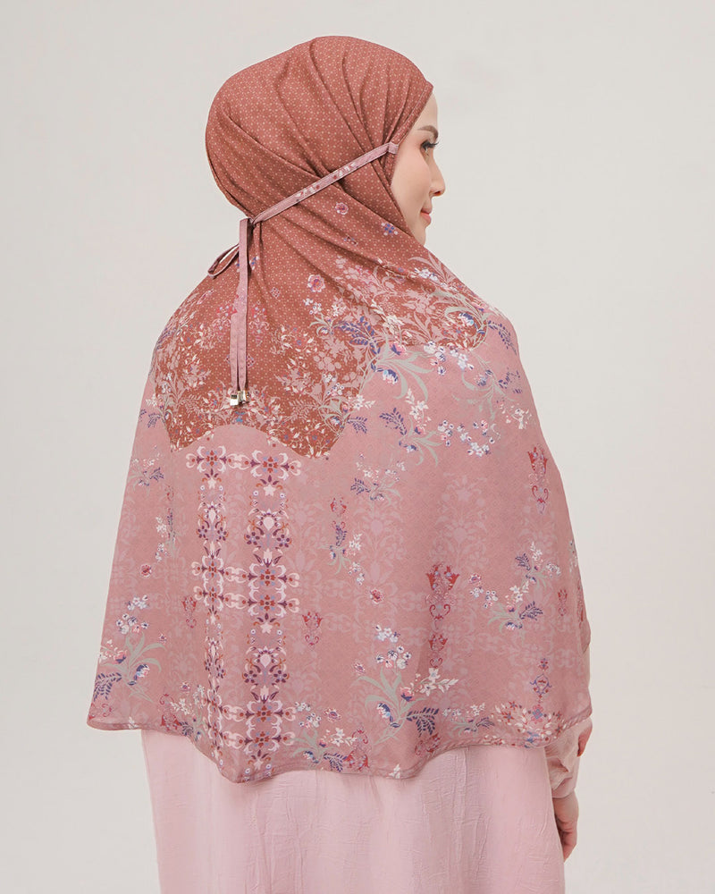 Baiti Humaira Khimar ( Timeless ) - Teracotta