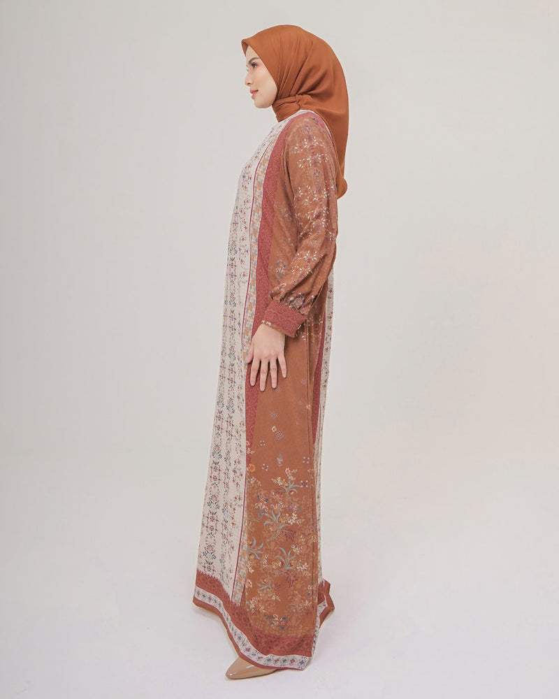 Humaira Dress - Teracotta