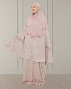 Humaira Prayer Robe - Soft Pink