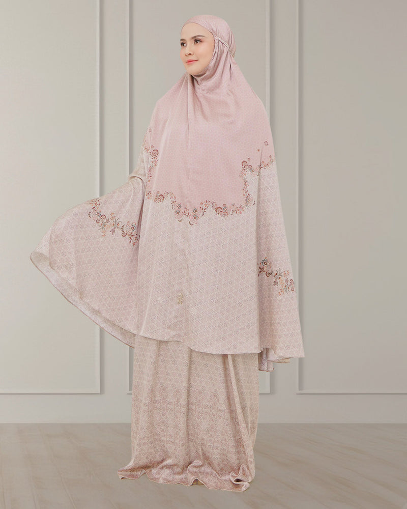 Humaira Prayer Robe - Soft Pink