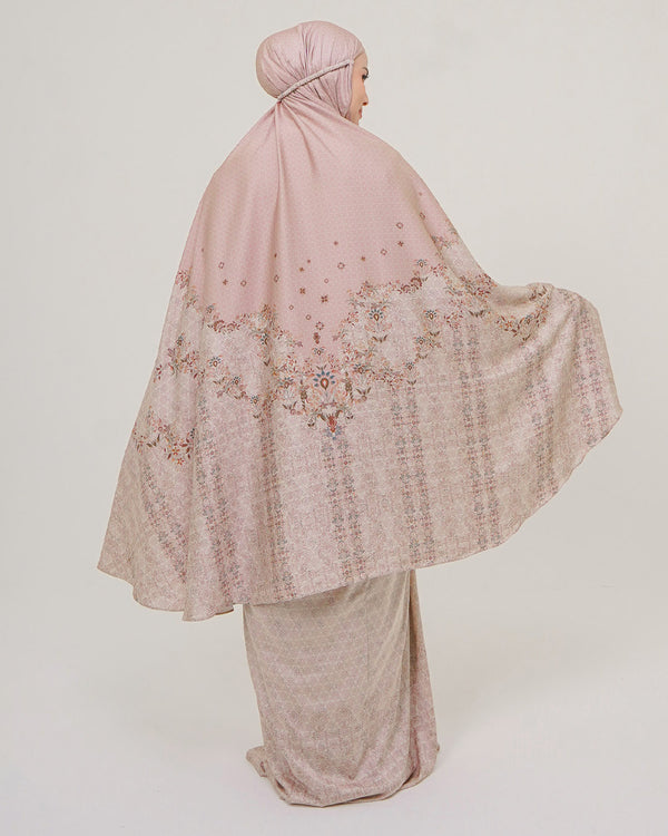 Humaira Prayer Robe - Soft Pink