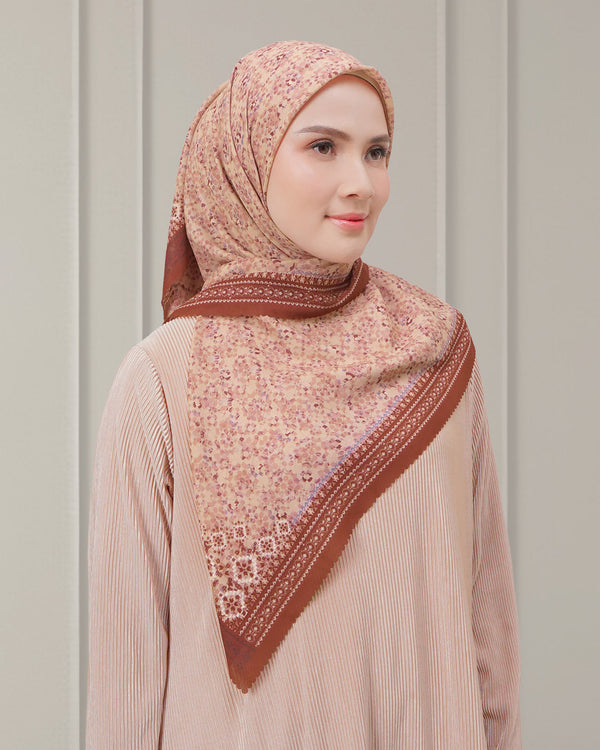 Humaira Scarf - Chestnut