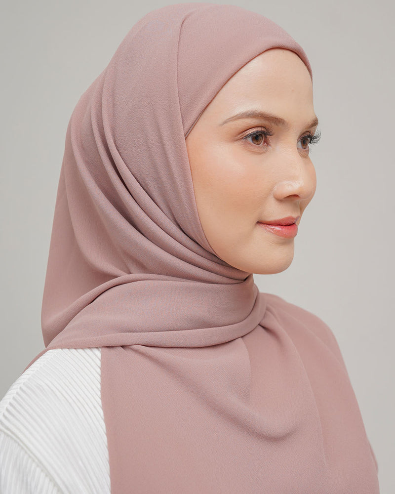 Khalisa Hijab Instant - Rosy Brown