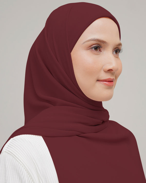 Khalisa Hijab Instant - Maroon