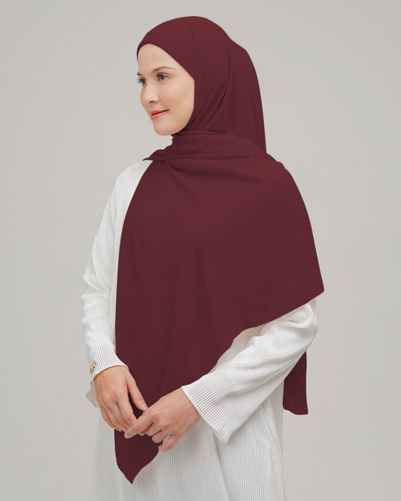 Khalisa Hijab Instant - Maroon