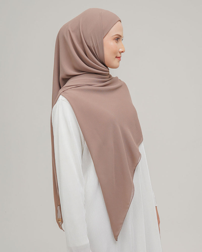 Khalisa Hijab Instant - Sorrell Brown