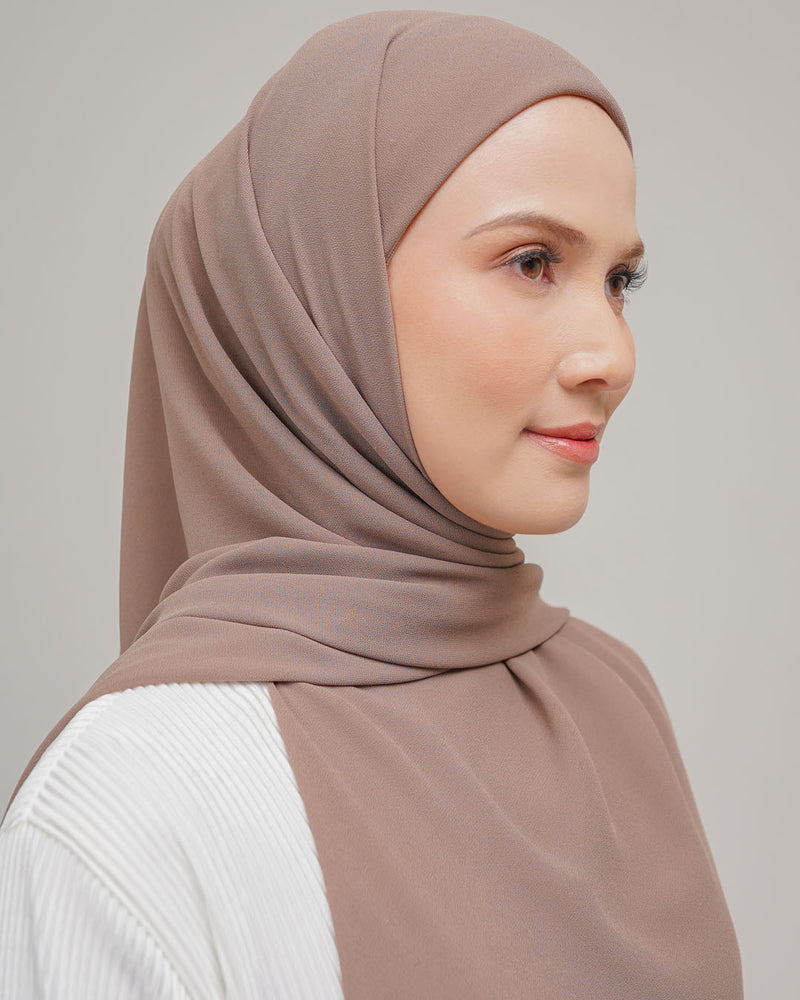 Khalisa Hijab Instant - Sorrell Brown