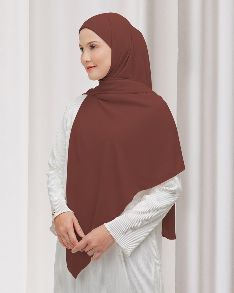 Khalisa Hijab Instant - Teracotta