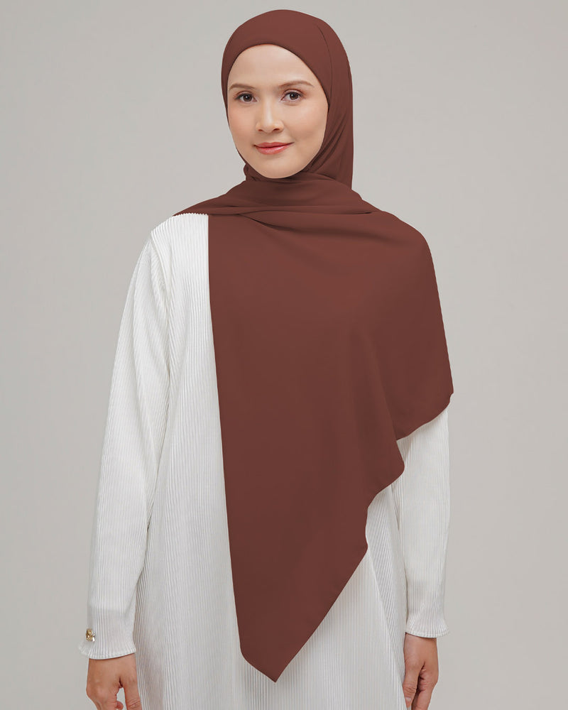 Khalisa Hijab Instant - Teracotta
