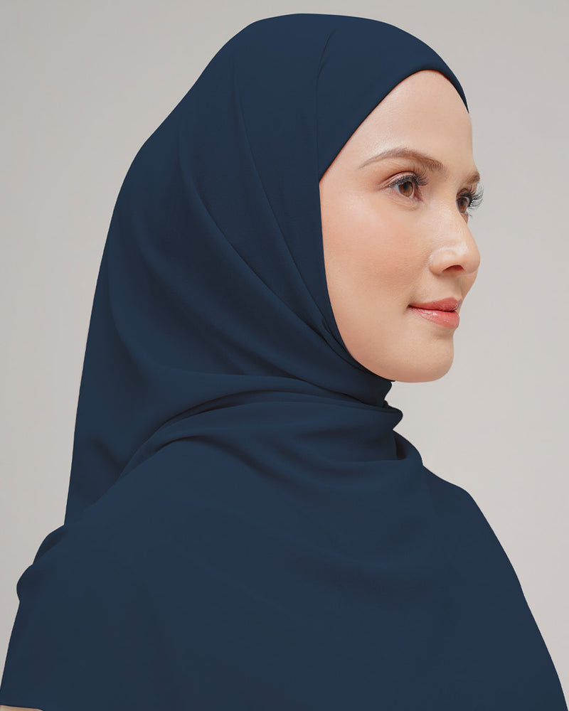 Meela Pashmina Instant - Navy