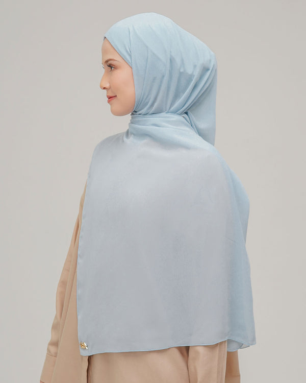 Meela Pashmina Instant - Baby Blue