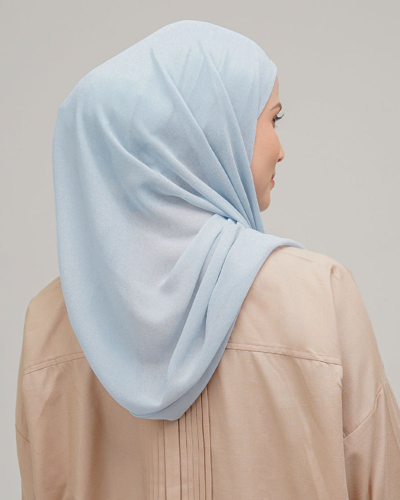 Meela Pashmina Instant - Baby Blue