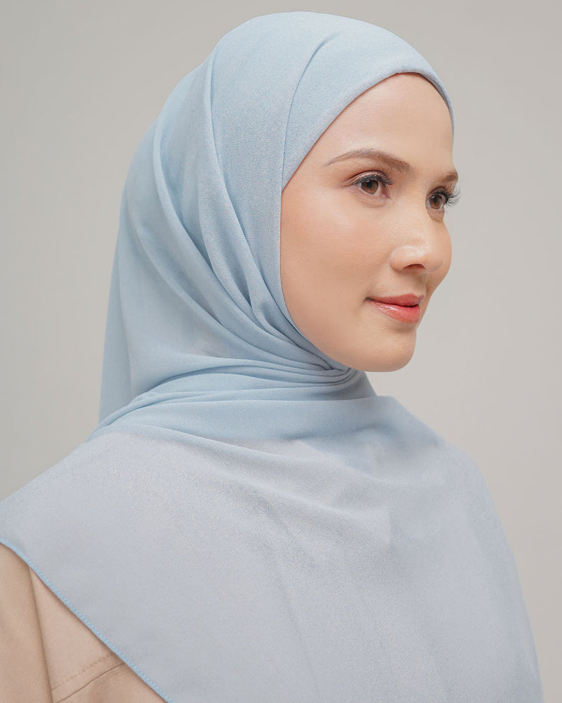 Meela Pashmina Instant - Baby Blue